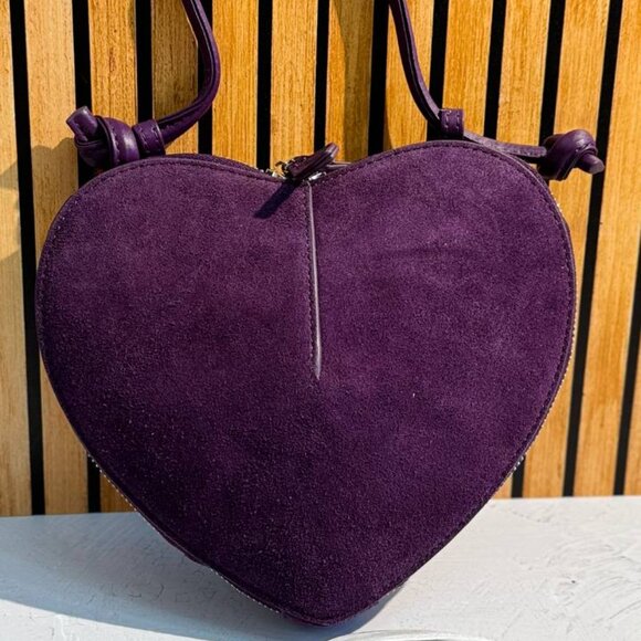 Mini Leather and Suede Handbag “Heart Chic” - Picture 8 of 13